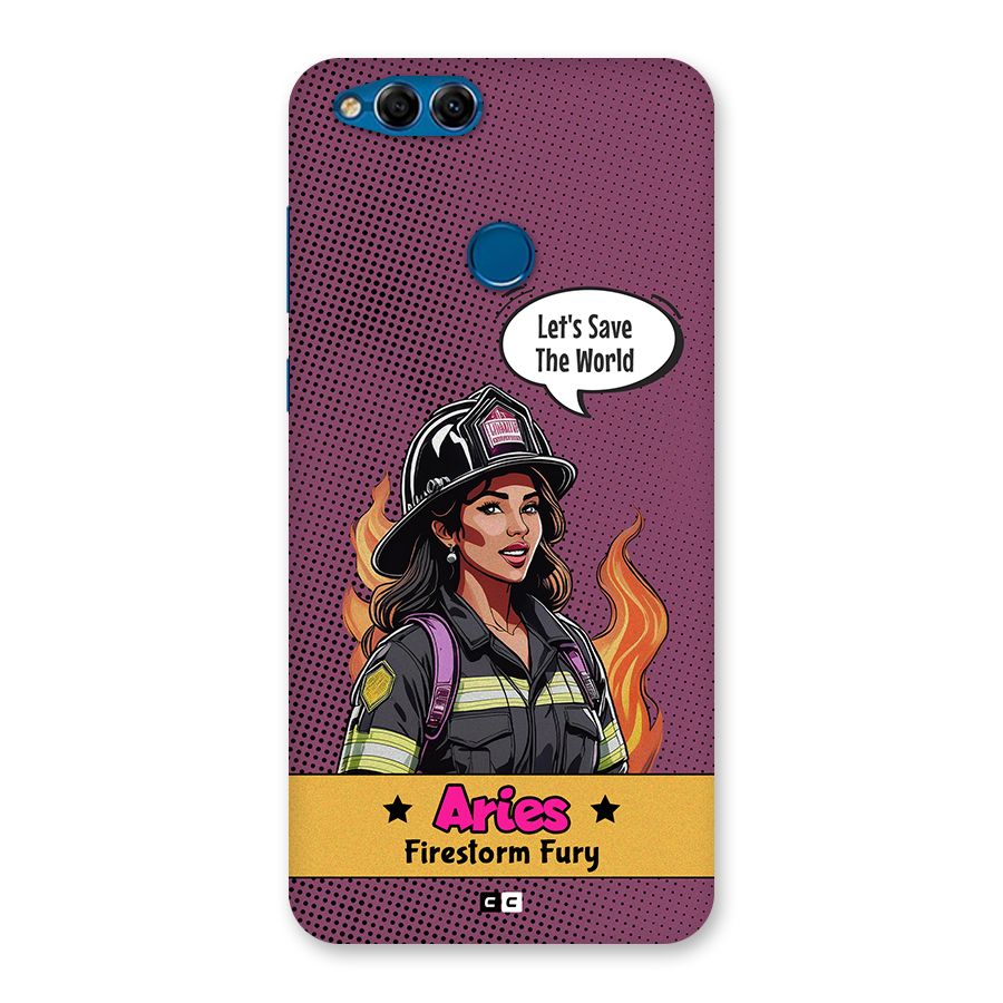 Aries Fury Back Case for Honor 7X