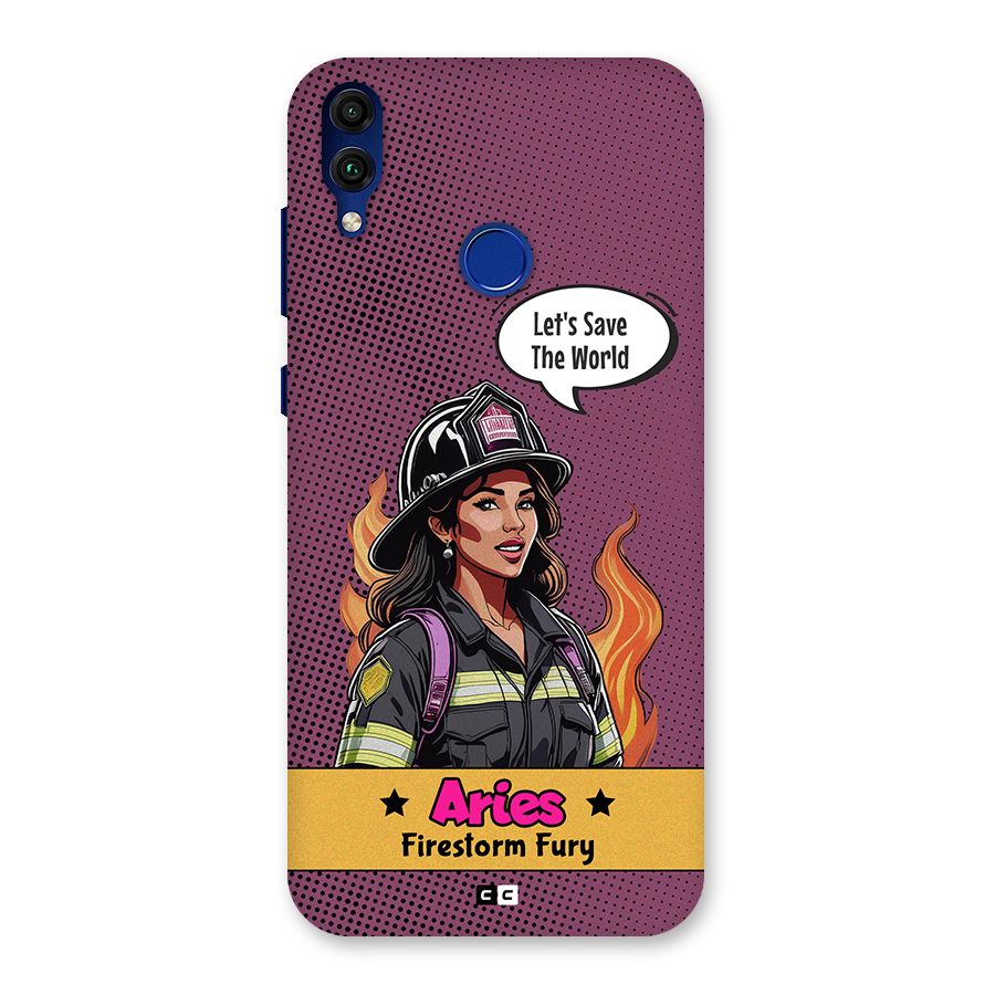 Aries Fury Back Case for Honor 8C
