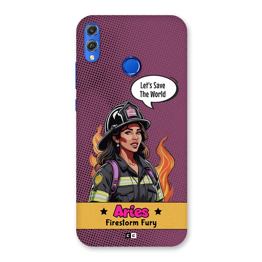 Aries Fury Back Case for Honor 8X