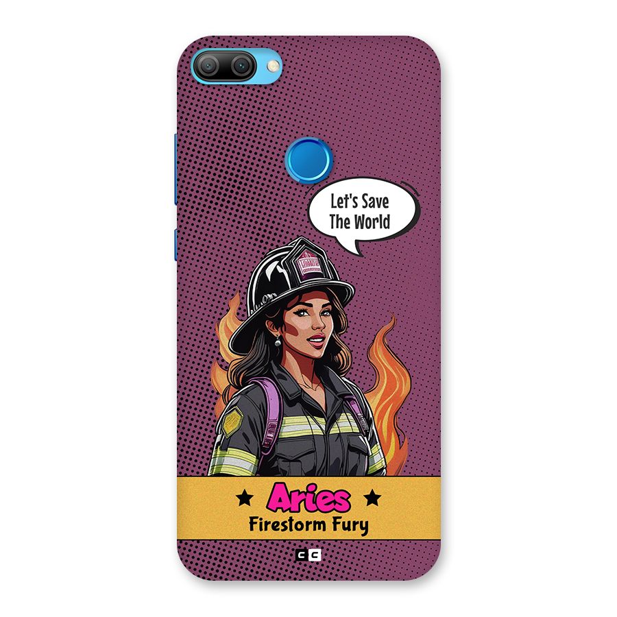Aries Fury Back Case for Honor 9N
