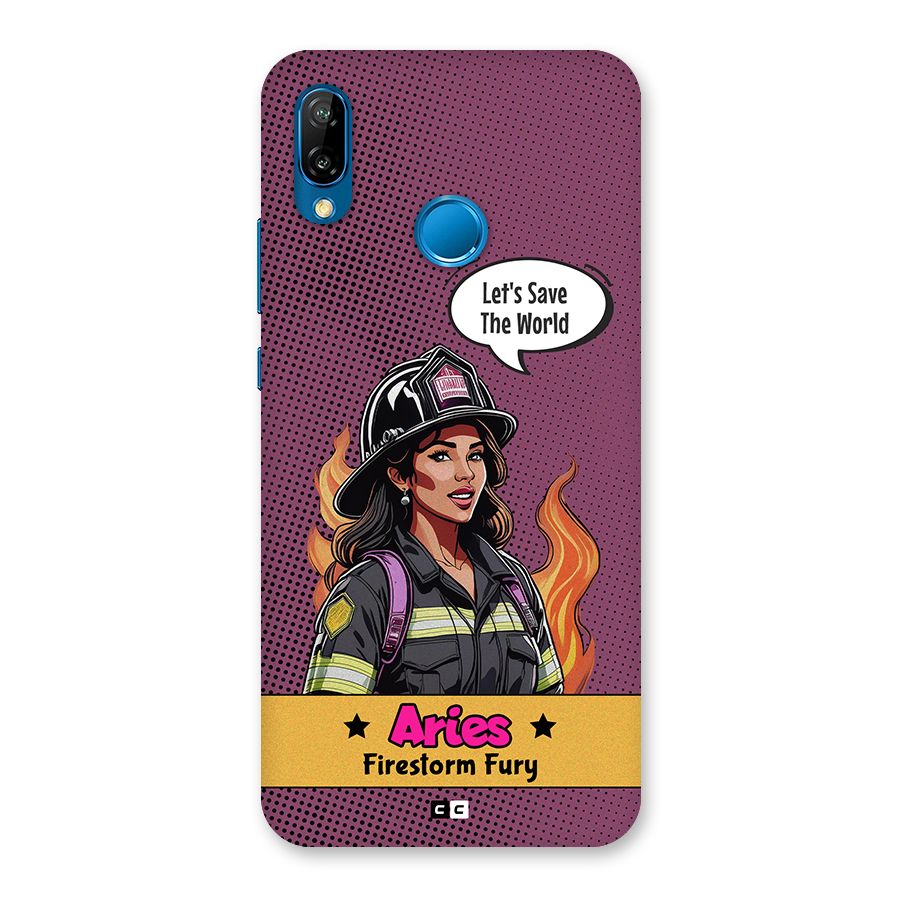 Aries Fury Back Case for Huawei P20 Lite