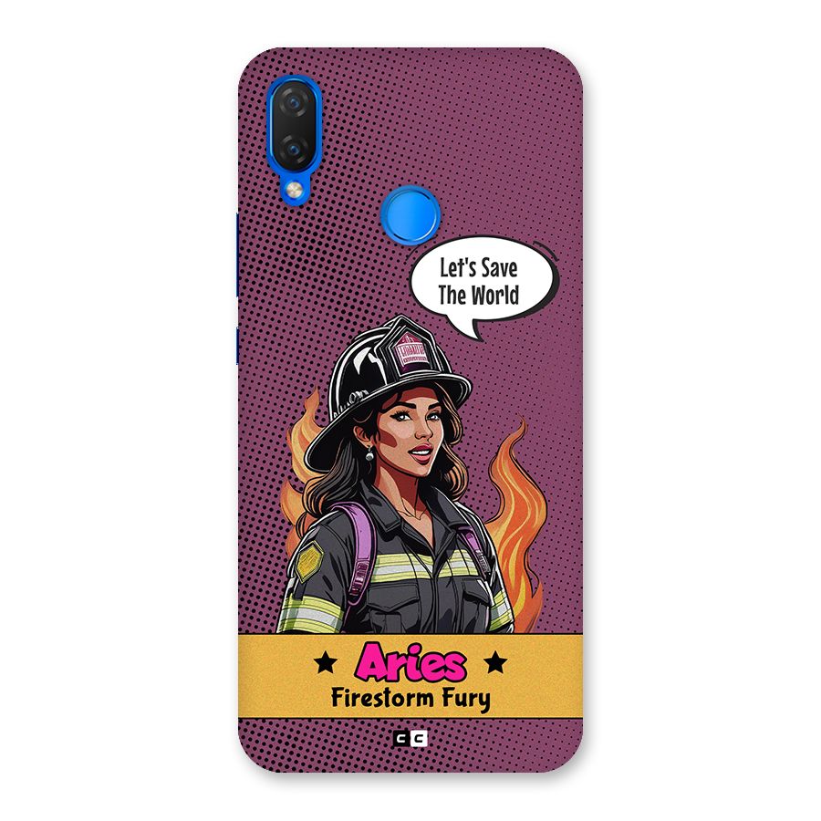 Aries Fury Back Case for Huawei P Smart Plus
