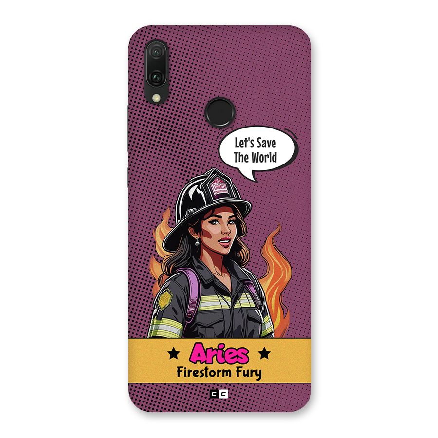 Aries Fury Back Case for Huawei Y9 (2019)