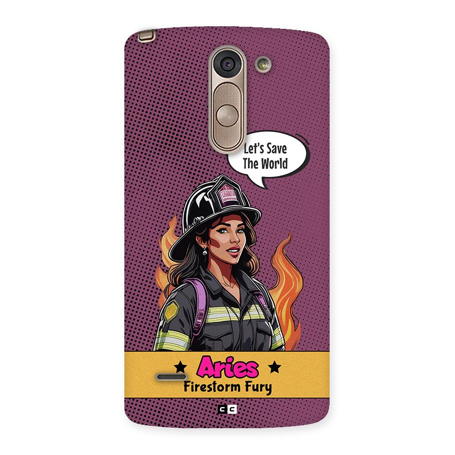 Aries Fury Back Case for LG G3 Stylus