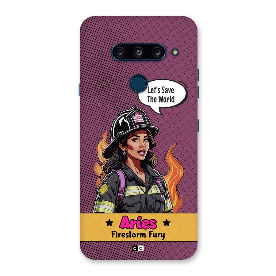 Aries Fury Back Case for LG  V40 ThinQ