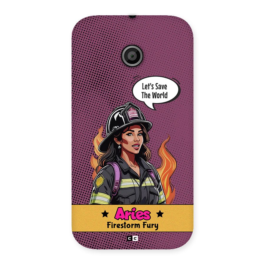 Aries Fury Back Case for Moto E