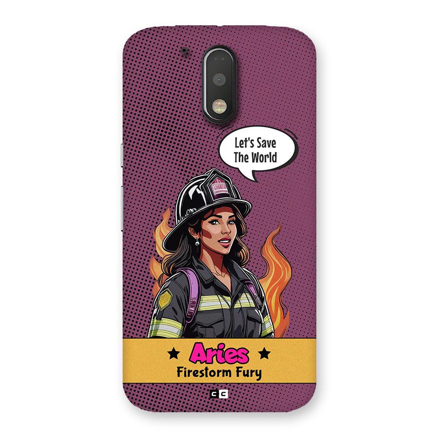 Aries Fury Back Case for Moto G4
