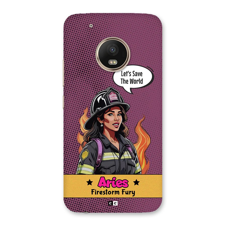 Aries Fury Back Case for Moto G5 Plus