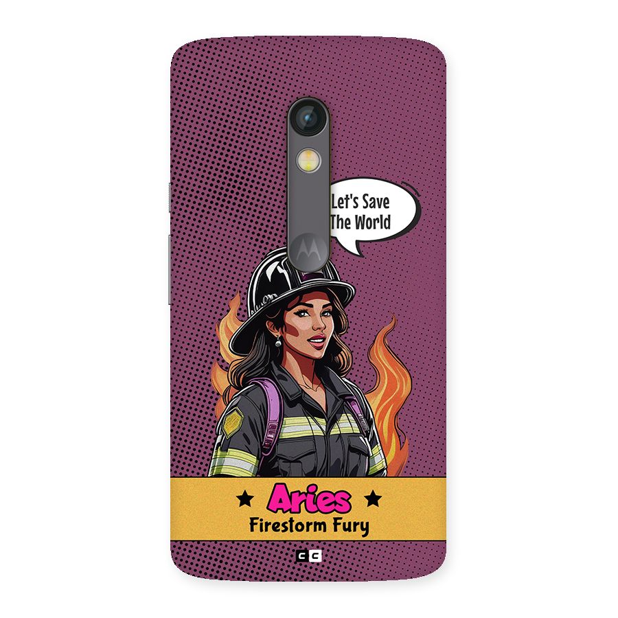 Aries Fury Back Case for Moto X Play