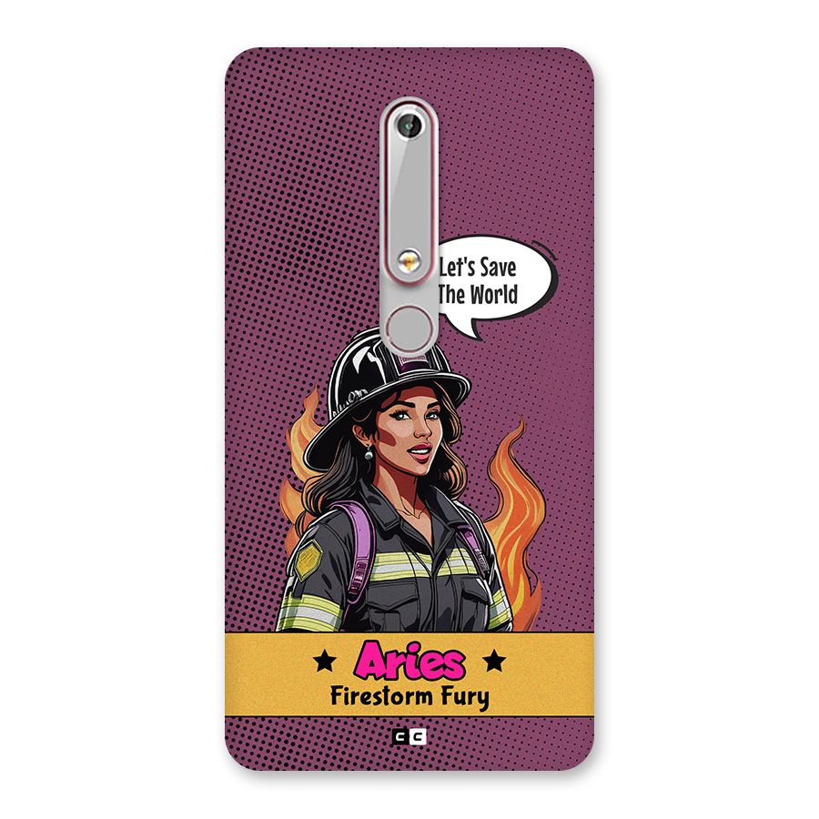Aries Fury Back Case for Nokia 6.1