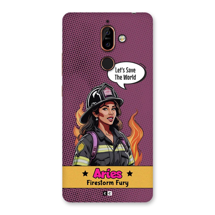 Aries Fury Back Case for Nokia 7 Plus