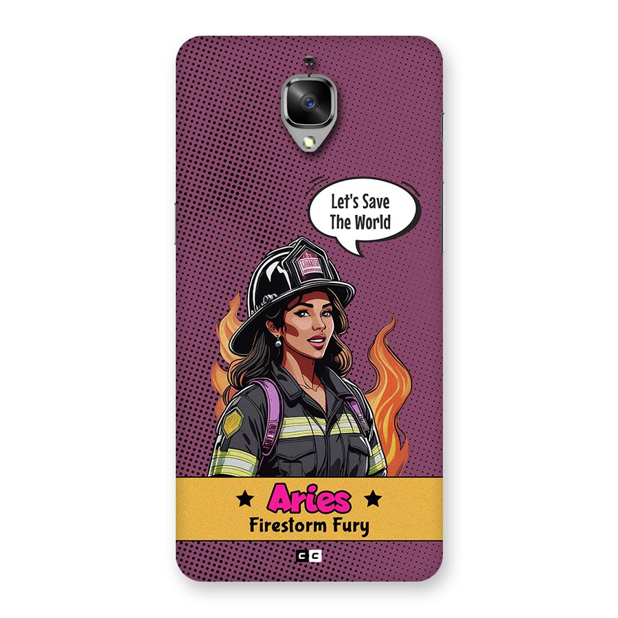 Aries Fury Back Case for OnePlus 3