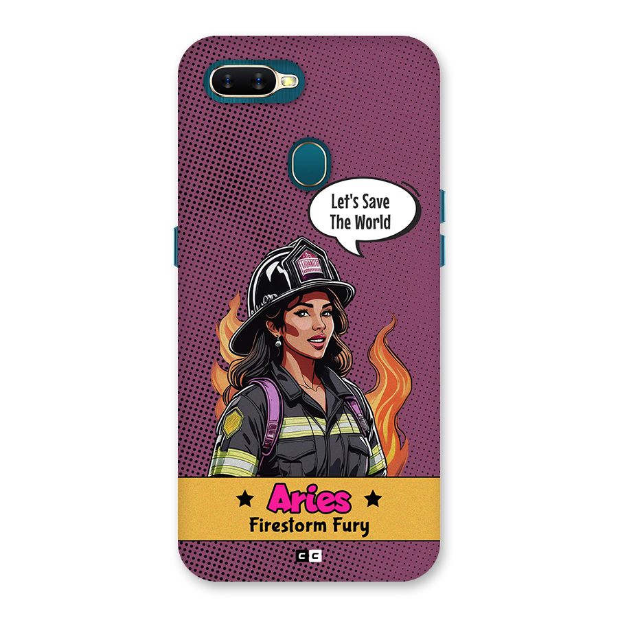 Aries Fury Back Case for Oppo A12s