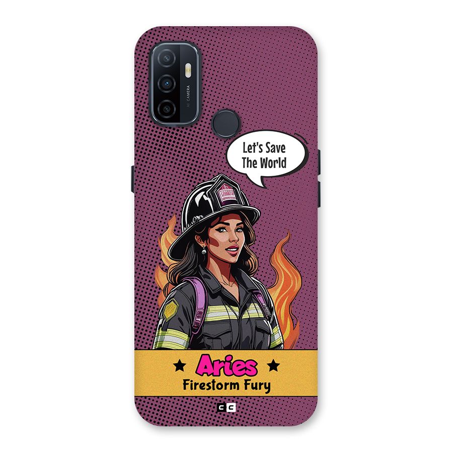 Aries Fury Back Case for Oppo A32