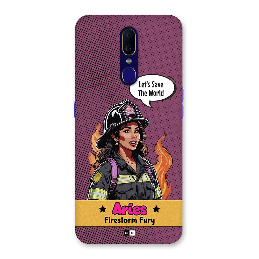 Aries Fury Back Case for Oppo A9