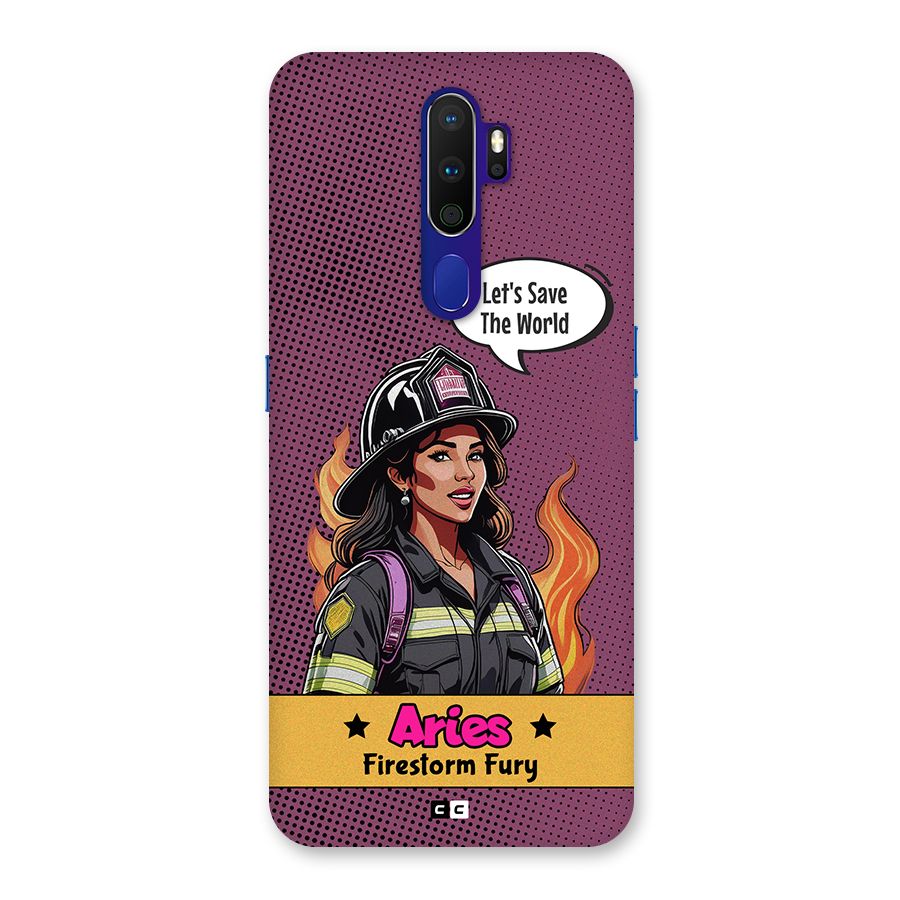 Aries Fury Back Case for Oppo A9 (2020)