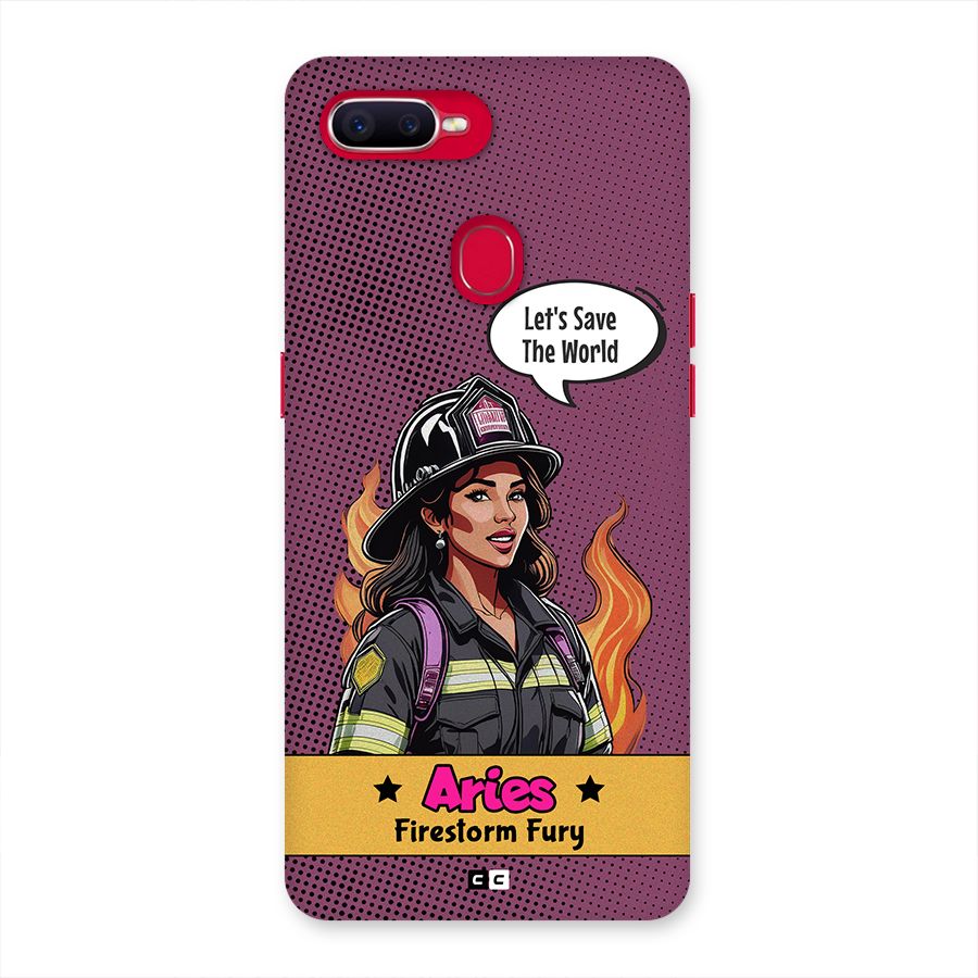 Aries Fury Back Case for Oppo F9 Pro