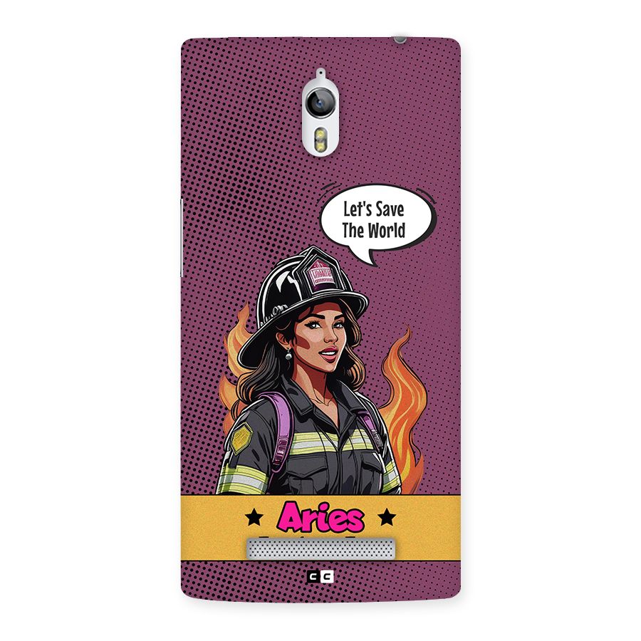 Aries Fury Back Case for Oppo Find 7