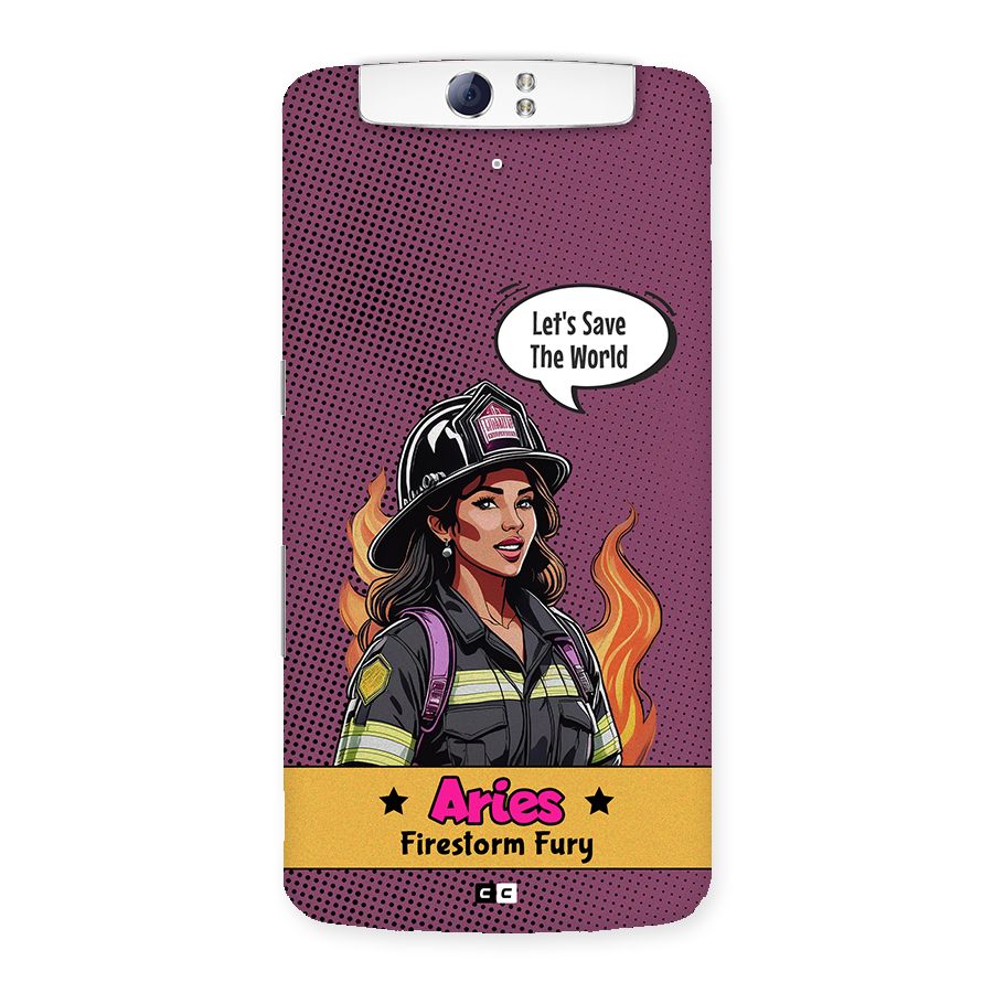 Aries Fury Back Case for Oppo N1