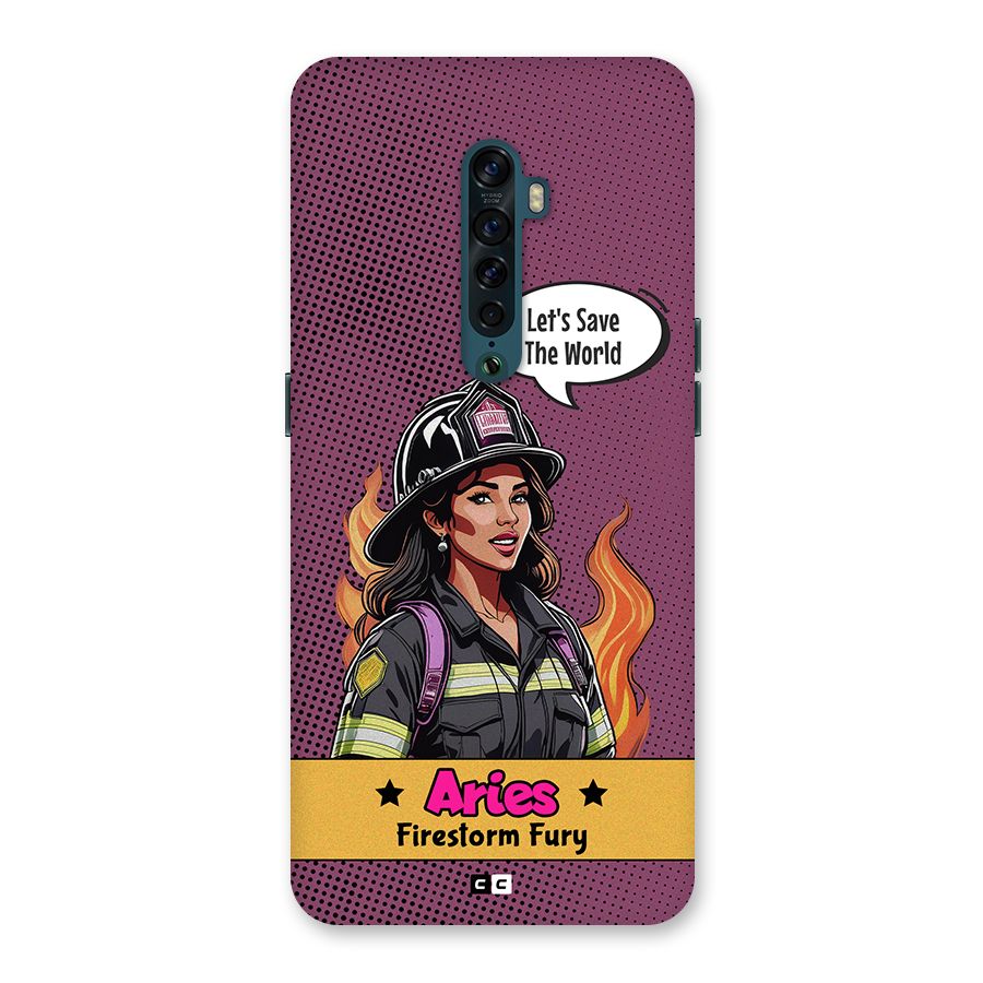 Aries Fury Back Case for Oppo Reno2