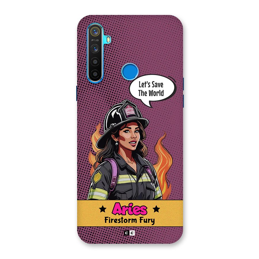 Aries Fury Back Case for Realme 5