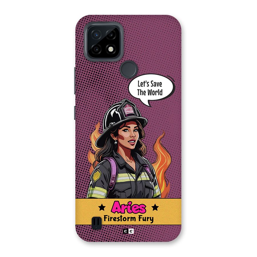Aries Fury Back Case for Realme C21
