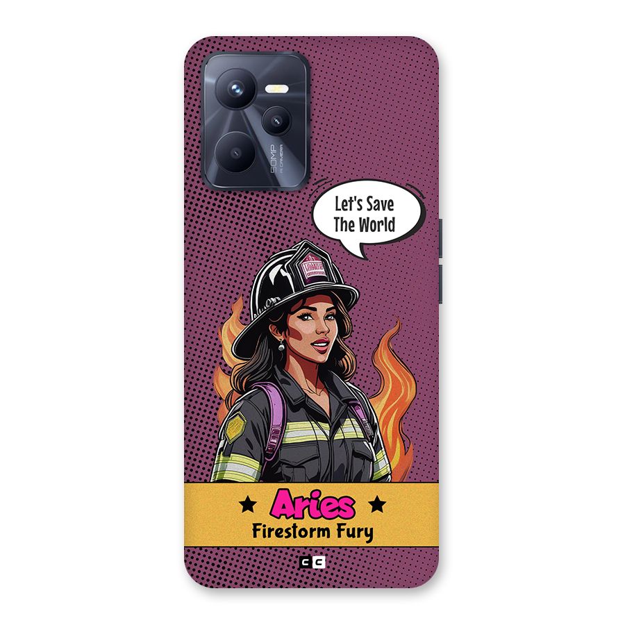 Aries Fury Back Case for Realme C35