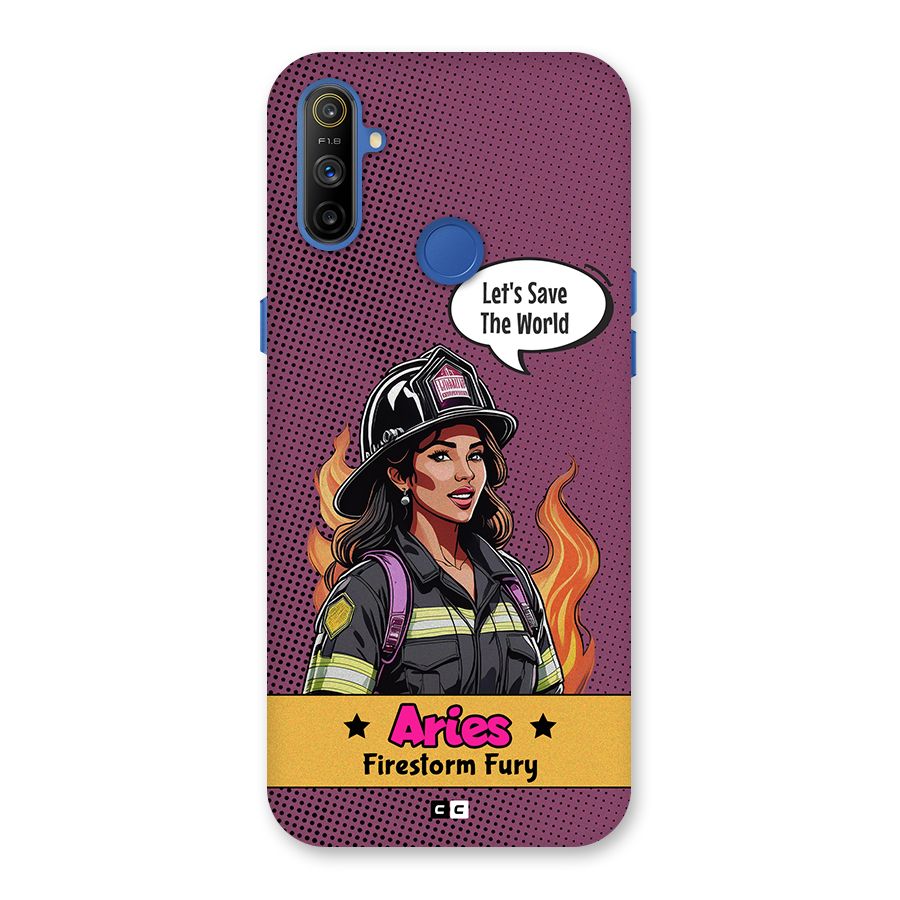 Aries Fury Back Case for Realme Narzo 10A