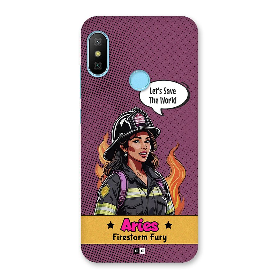 Aries Fury Back Case for Redmi 6 Pro