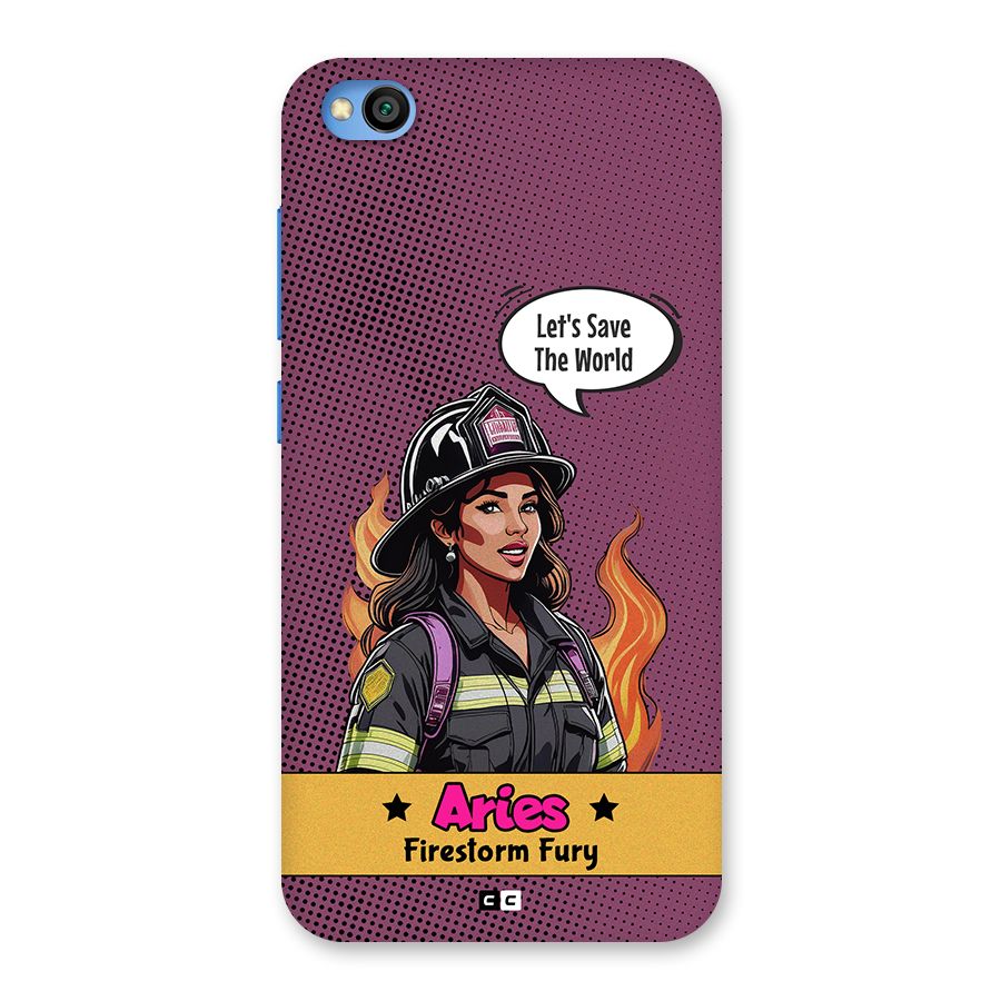 Aries Fury Back Case for Redmi Go