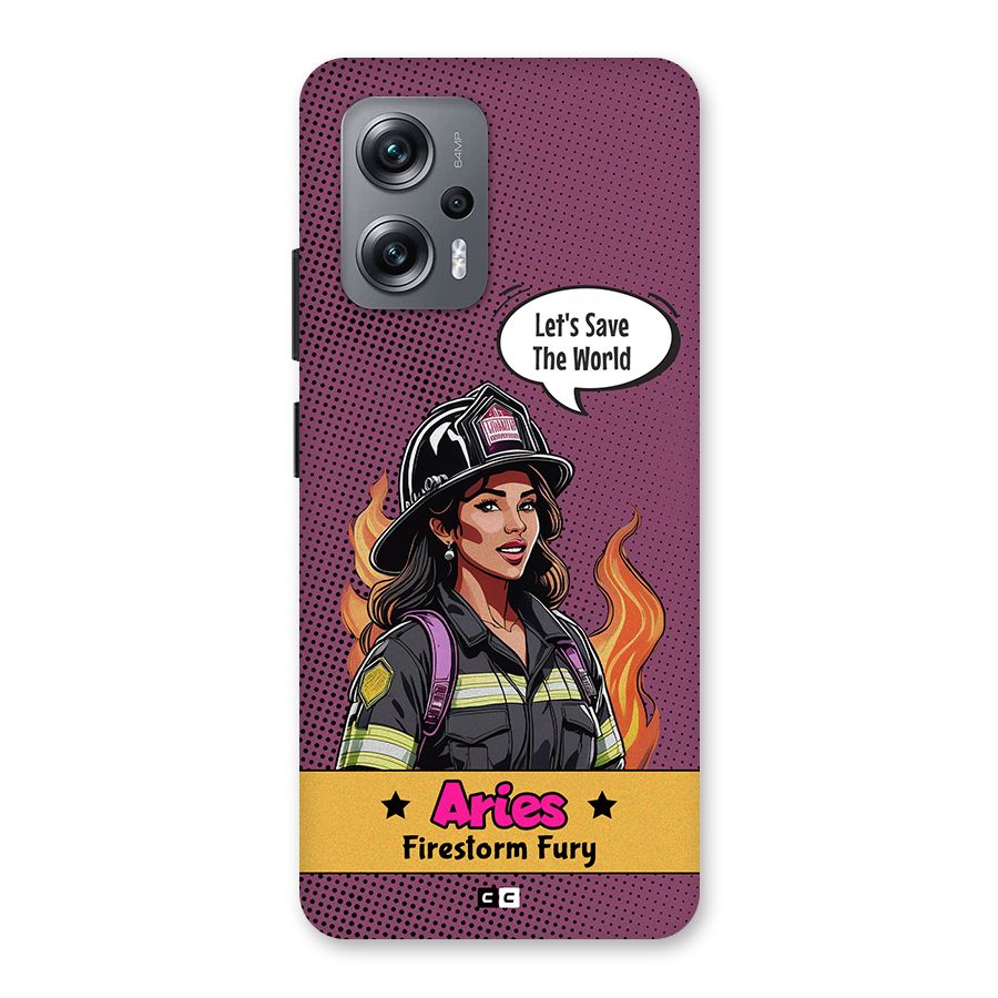 Aries Fury Back Case for Redmi K50i