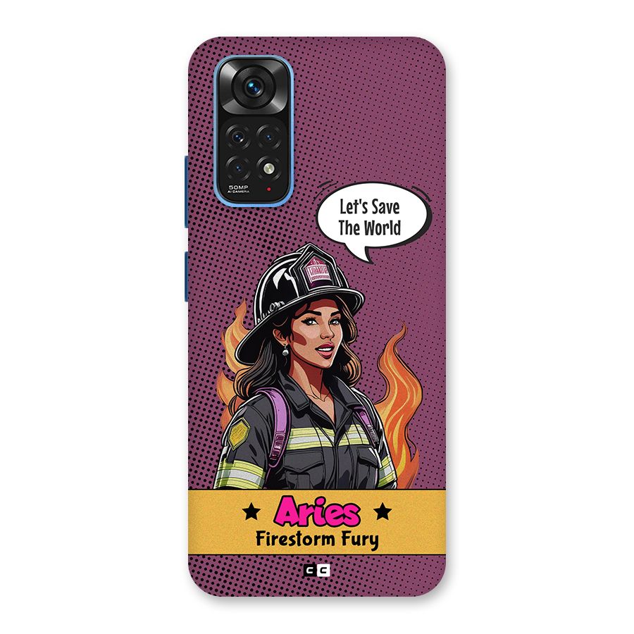 Aries Fury Back Case for Redmi Note 11S