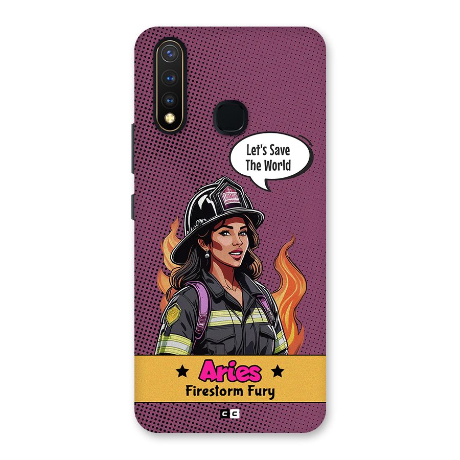 Aries Fury Back Case for Vivo U20