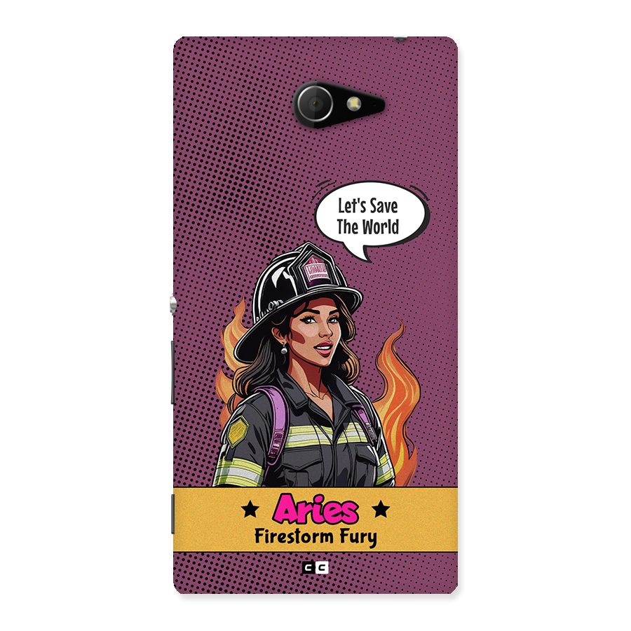 Aries Fury Back Case for Xperia M2