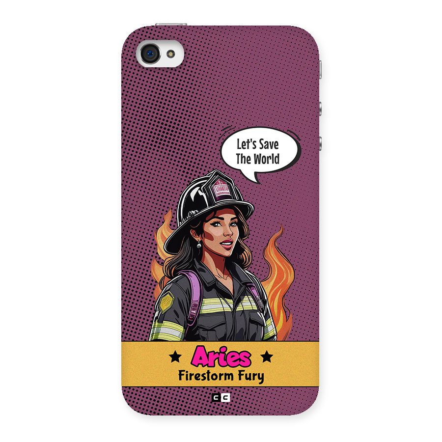 Aries Fury Back Case for iPhone 4 4s