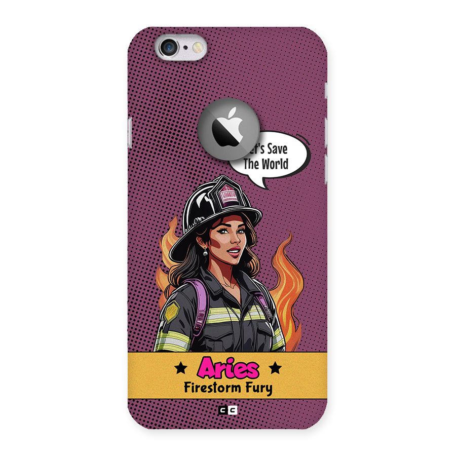 Aries Fury Back Case for iPhone 6 Logo Cut