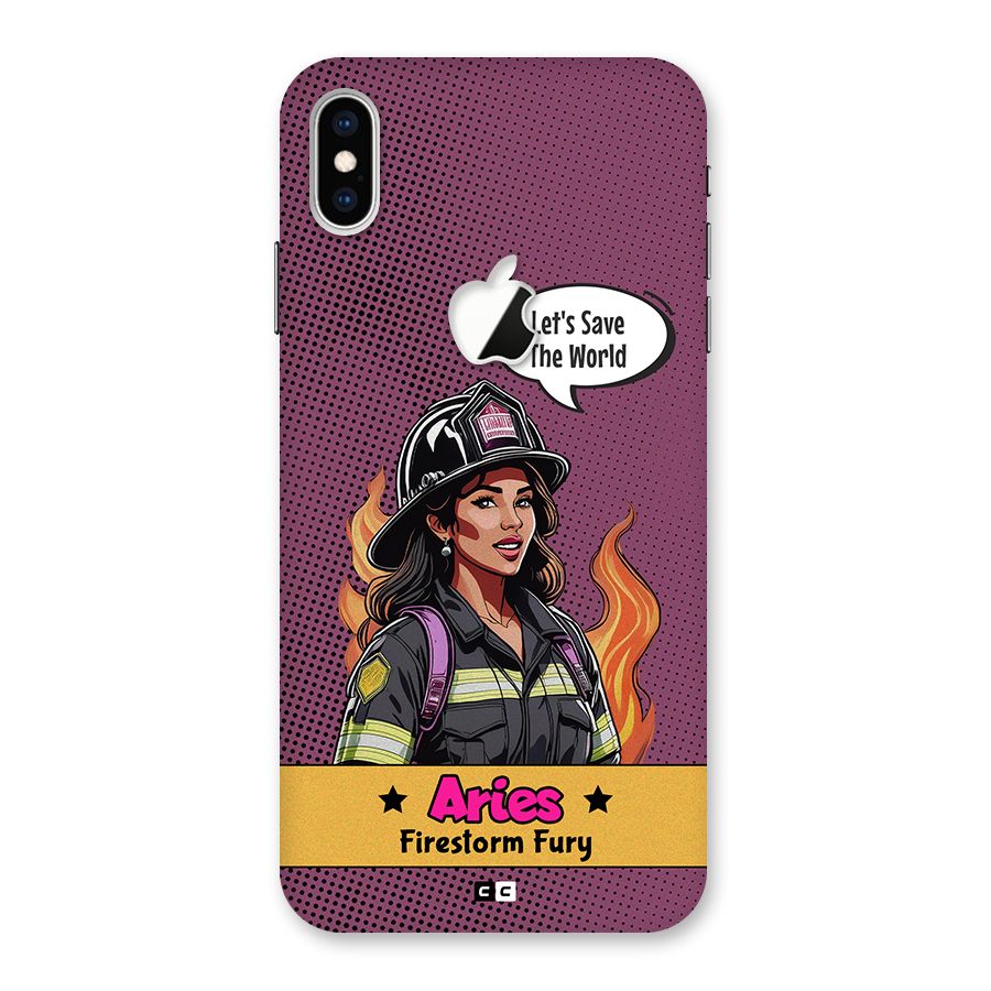 Aries Fury Back Case for iPhone XS Max Apple Cut