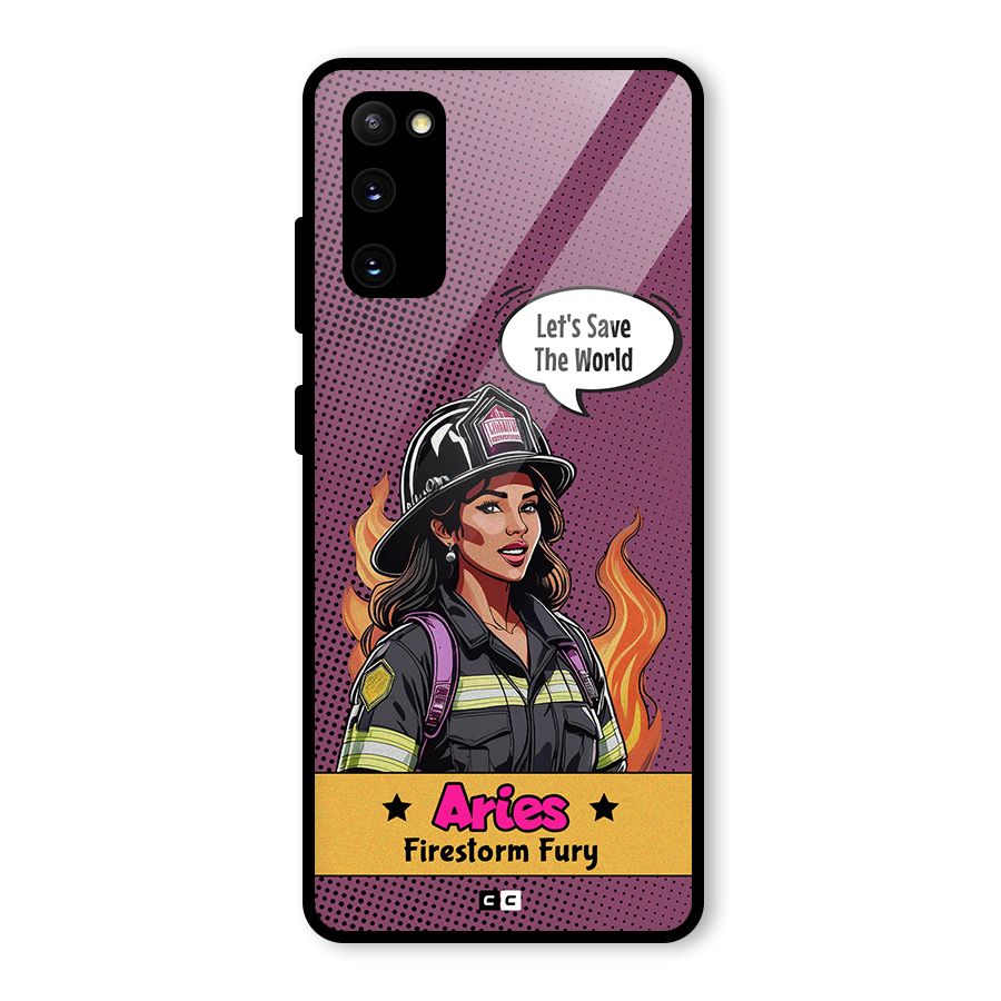 Aries Fury Glass Back Case for Galaxy S20 FE 5G