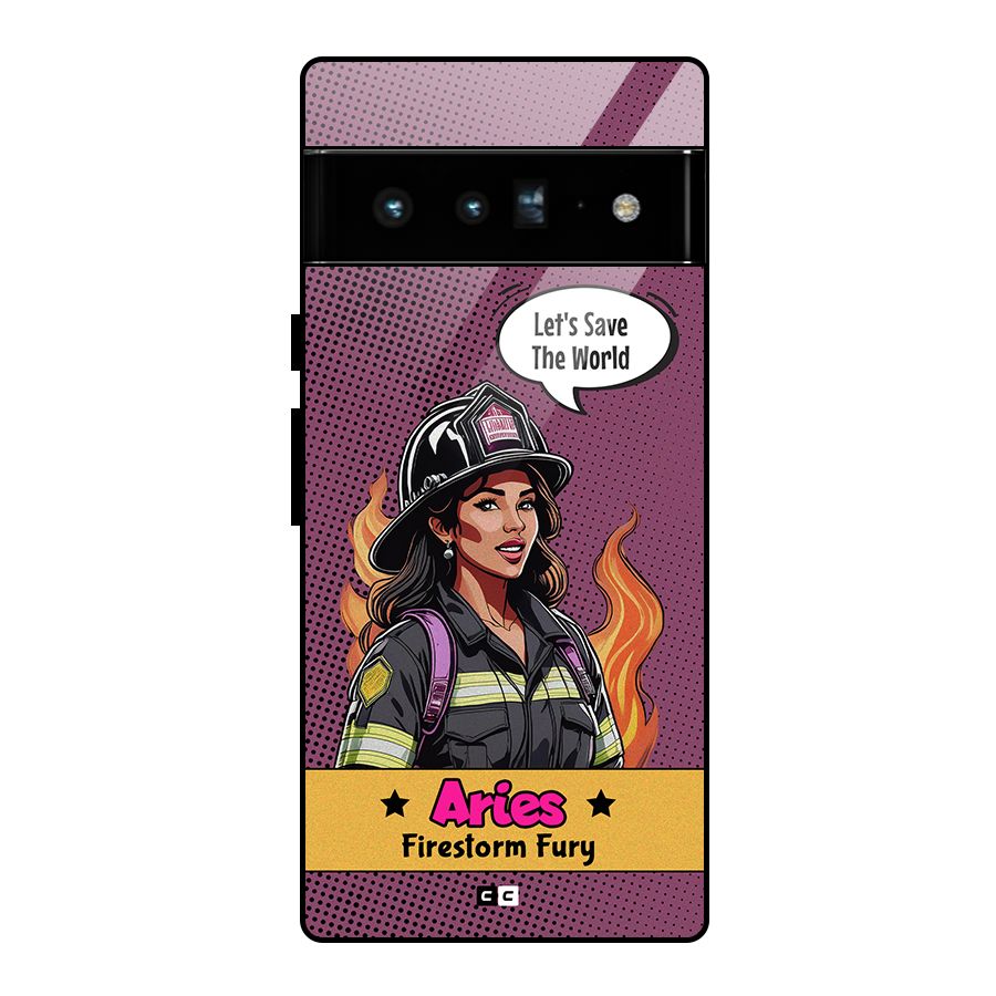 Aries Fury Glass Back Case for Google Pixel 6 Pro