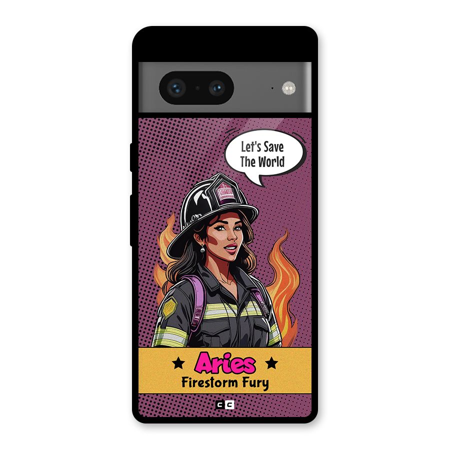 Aries Fury Glass Back Case for Google Pixel 7