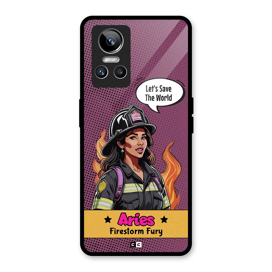 Aries Fury Glass Back Case for Realme GT Neo 3