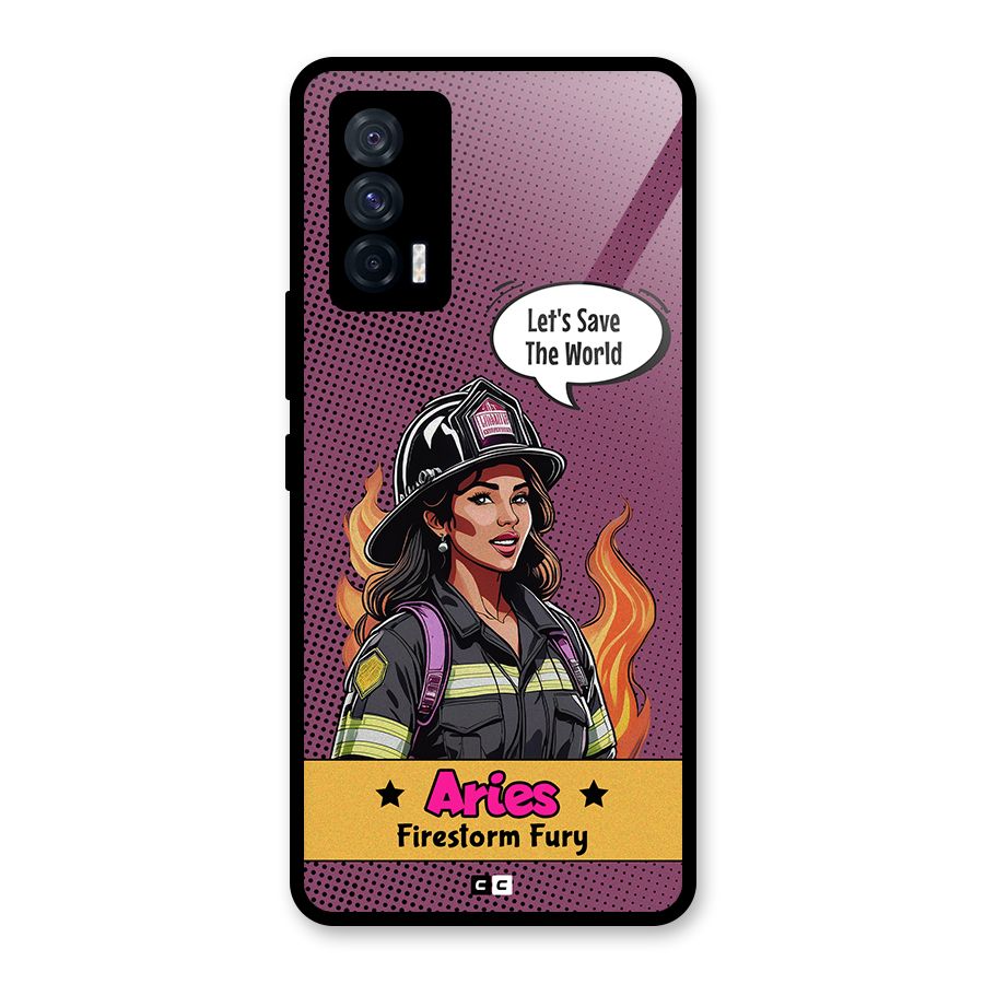 Aries Fury Glass Back Case for Vivo iQOO 7 5G
