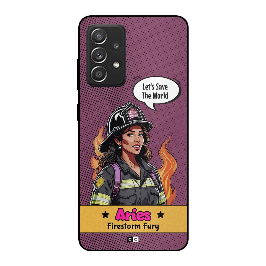 Aries Fury Metal Back Case for Galaxy A52s 5G