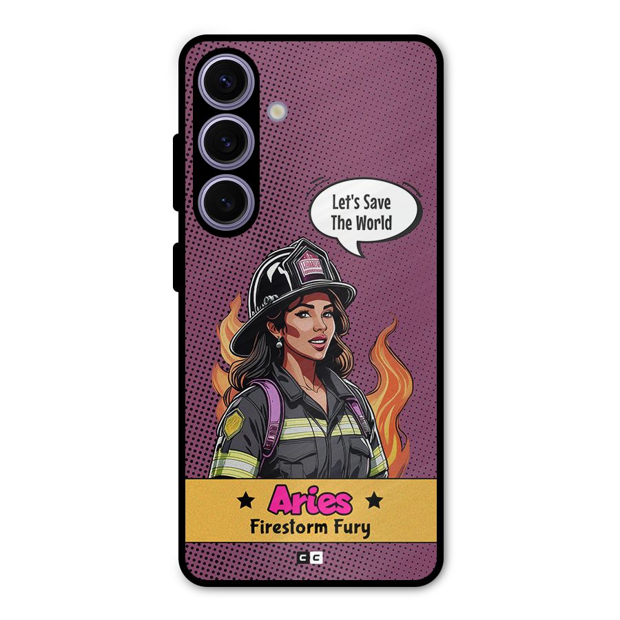 Aries Fury Metal Back Case for Galaxy S24