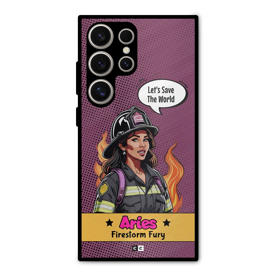 Aries Fury Metal Back Case for Galaxy S24 Ultra