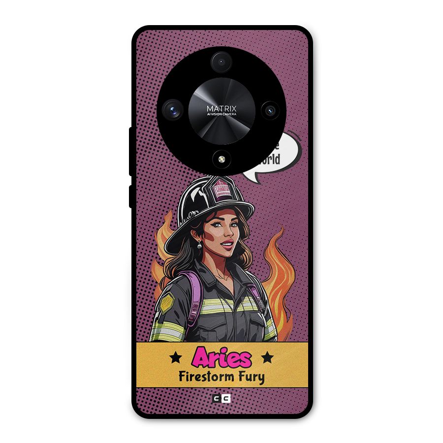 Aries Fury Metal Back Case for Honor X9b