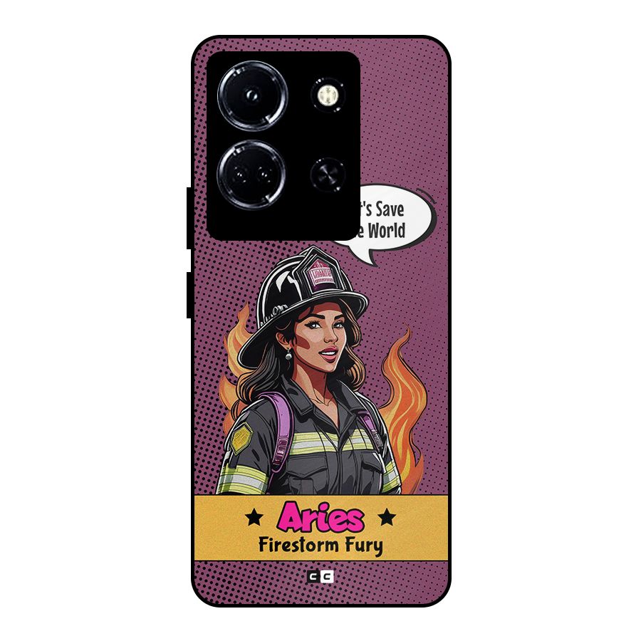 Aries Fury Metal Back Case for Infinix Note 30 5G