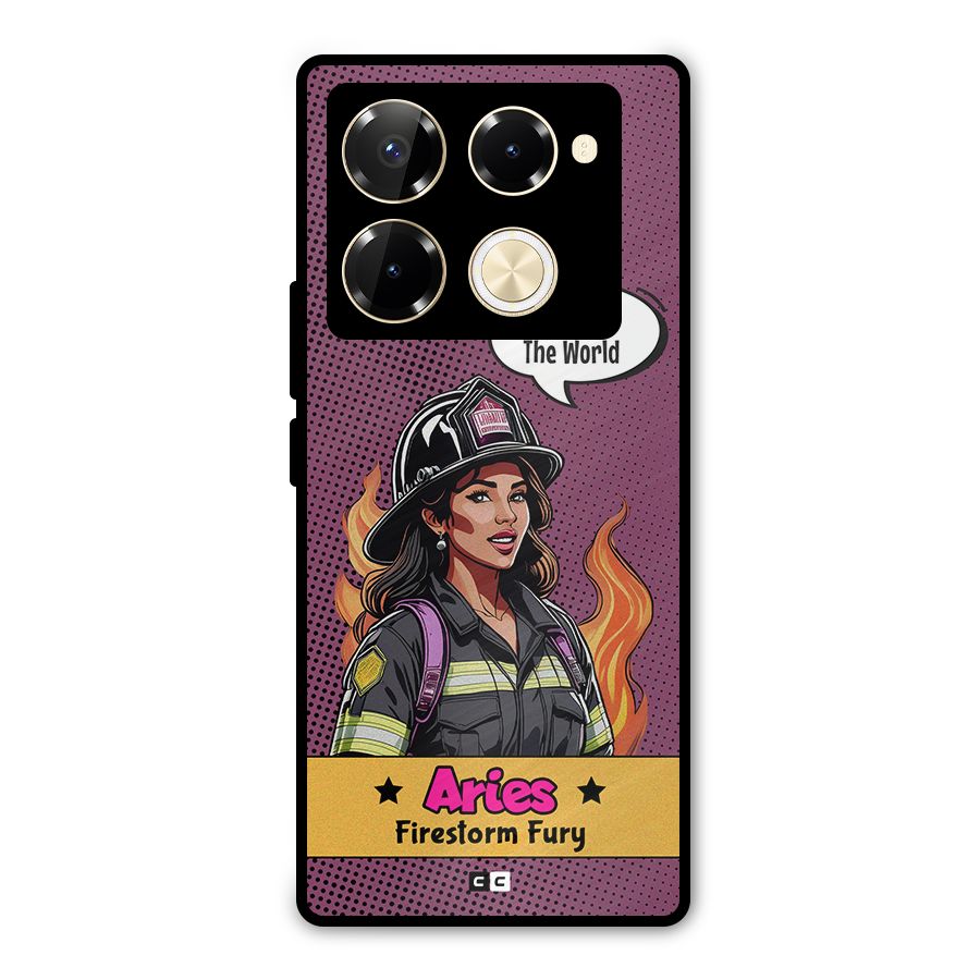Aries Fury Metal Back Case for Infinix Note 40 Pro