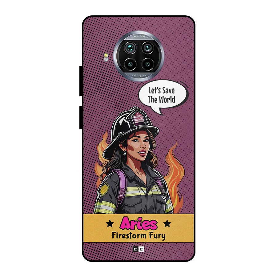 Aries Fury Metal Back Case for Mi 10i