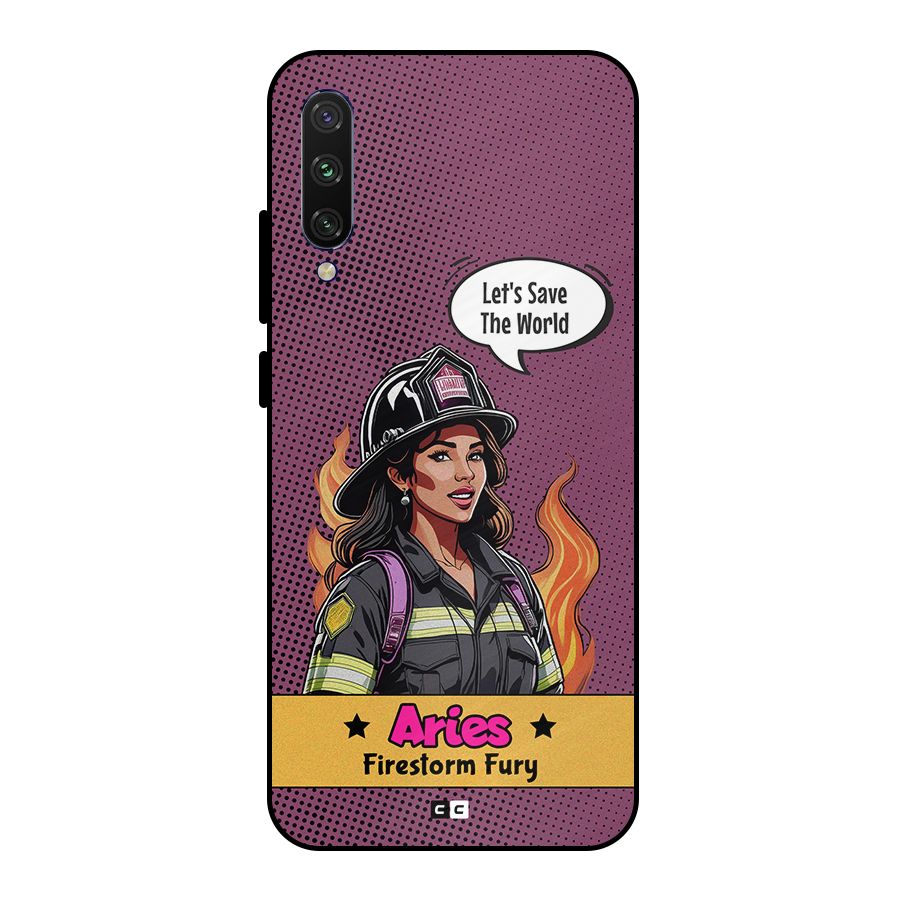 Aries Fury Metal Back Case for Mi A3